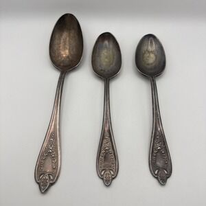 Vintage 1847 Rogers Bros. XS Triple Spoon Lot Of 3